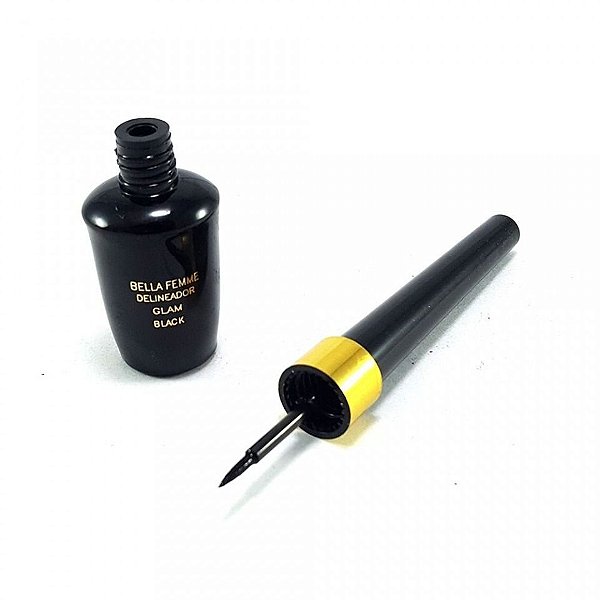 Delineador Líquido Glam Black Bella Femme