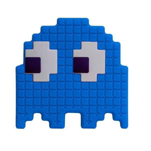 Luminária Abajur Fantasma Azul Pac Man Usare