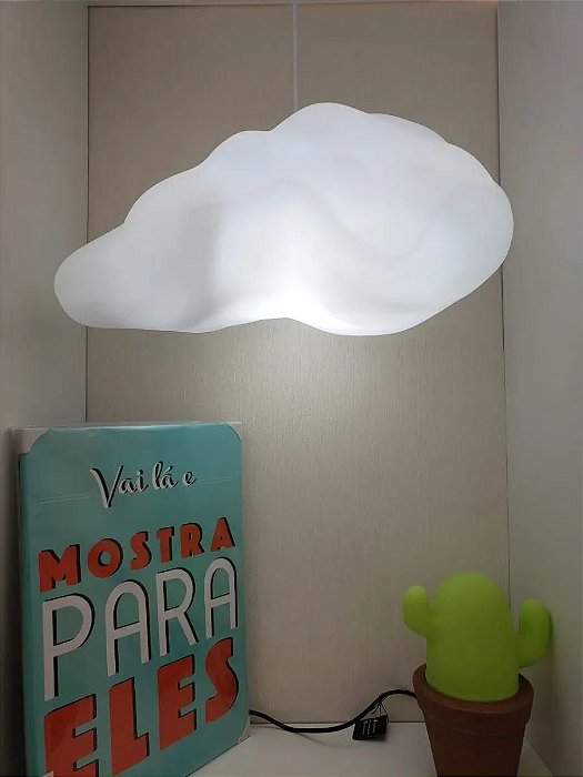 Luminária Pendente De Teto Nuvem Quarto Infantil Usare Loja Coisaria