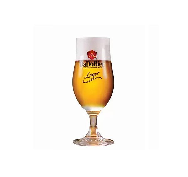 Taça De Cerveja Dado Bier Lager Em Cristal 370ml