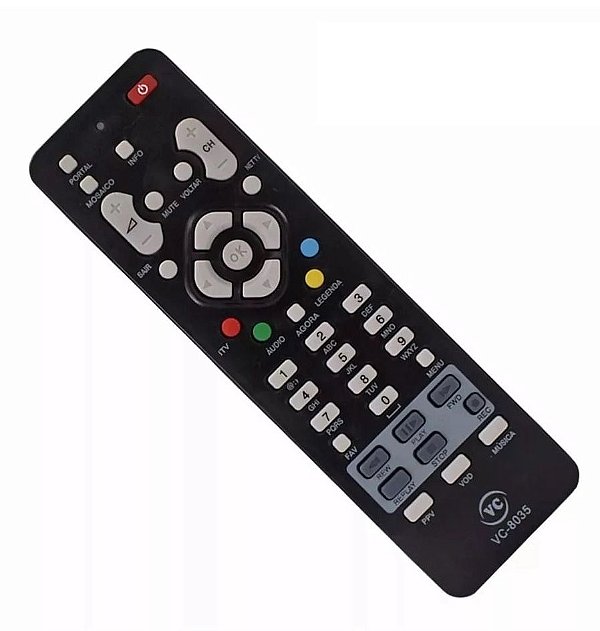 Controle Remoto Compatível Receptor Net Tv Digital