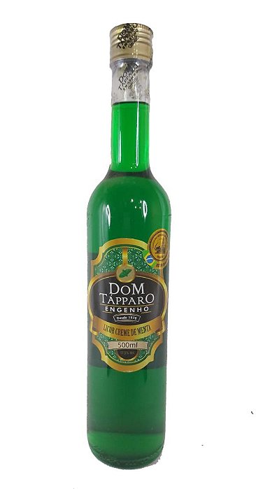 Licor De Cachaça Dom Tápparo Creme de Menta 500ml