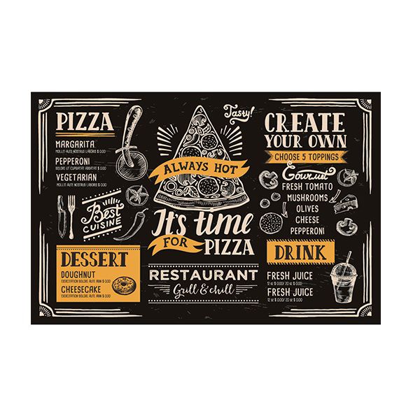 Tábua Para Pizza Em Vidro Retangular Dynasty 30x20 Cm