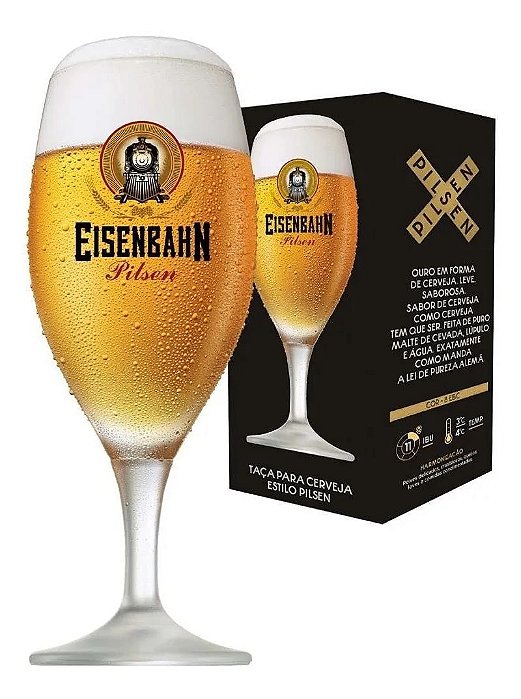 Taça De Cerveja Eisenbahn Pilsen 400ml