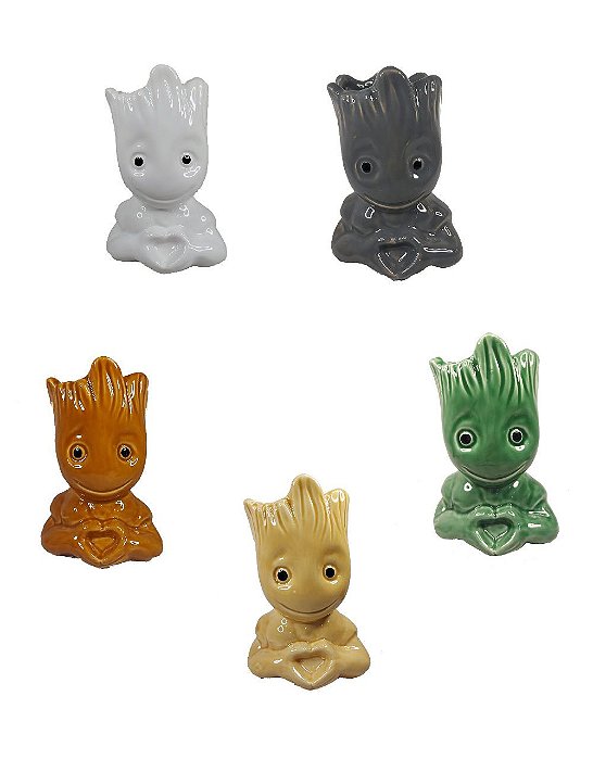 Vaso Baby Groot Guardiões Da Galáxia Vasinho E Porta Objetos