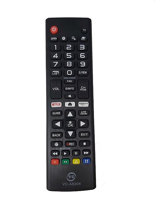 Controle Remoto Compatível Tv Lcd LG Netflix Prime VC-A8204