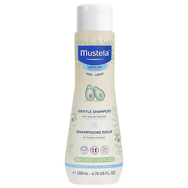 Mustela Shampoo Bebê Cabelos Frágeis Hipoalergênico 200 ml