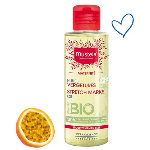 Óleo Prevenção Estrias Mustela Maternité Bio Orgânico 105 ml
