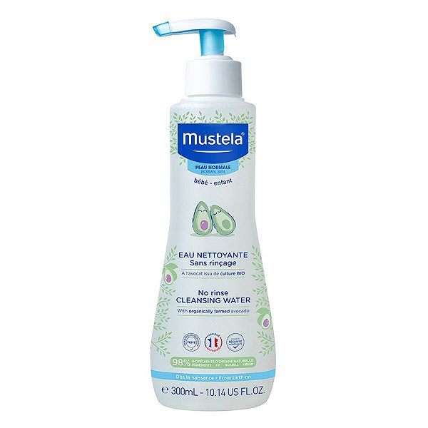Água de Limpeza Sem Enxágue com Abacate Orgânico Mustela