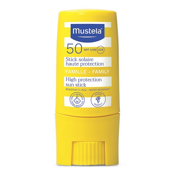 Protetor Solar Infantil Stick Mustela Alta Proteção FPS50 09ml