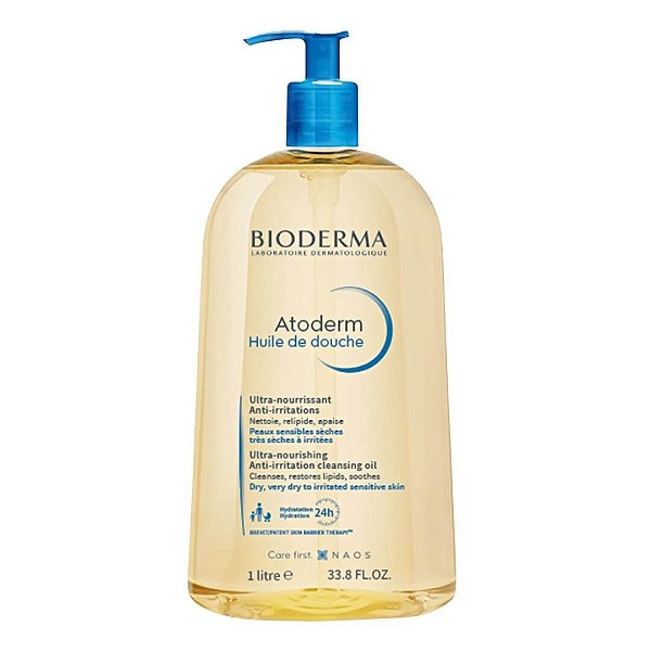 Atoderm Óleo de Banho Bioderma Higiene Hidratante Diária 1 litro