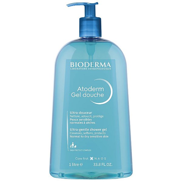 Atoderm Gel Douche Ducha de Banho Bioderma 01 Litro
