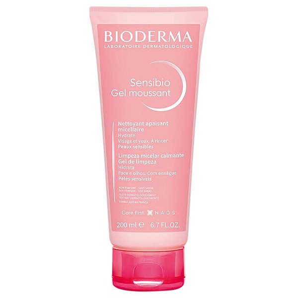 Gel De Limpeza Facial Micelar Calmante Bioderma Sensibio Moussant Pele Sensível