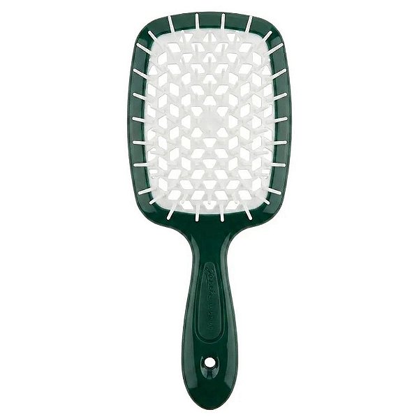 Escova De Cabelo Raquete Janeke Superbrush Italiana Verde Br Verde