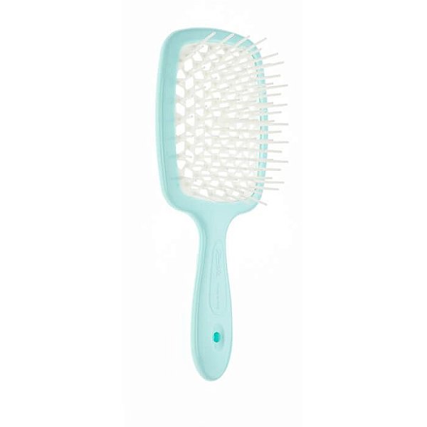 Escova de Cabelo Janeke Superbrush Legitima Cor Azul Pastel