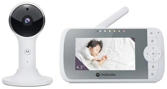 Babá Eletrônica Motorola VM64 Connect Tela 4.3" Wi-Fi - Branco