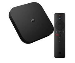 TV Box Xiaomi Mi Box s Ultra HD 4K com HDMI/USB/Wi-Fi Os Android 8.1 Bivolt - Preto