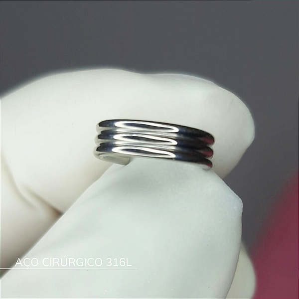 Segmento triplo linear - Aço Cirúrgico 316L