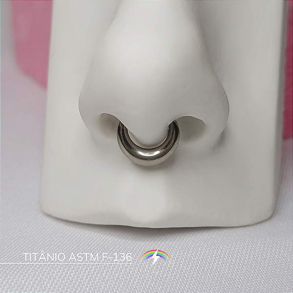 Segmento oval - Titânio ASTM F-136