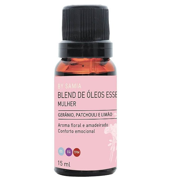 Blend Mulher Óleos Essenciais 15 ml By Samia