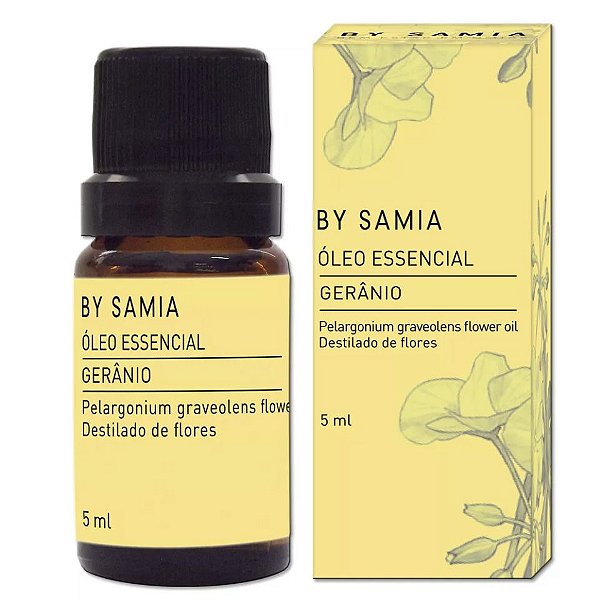 Óleo Essencial de Gerânio Bourboun 5 ml By Samia