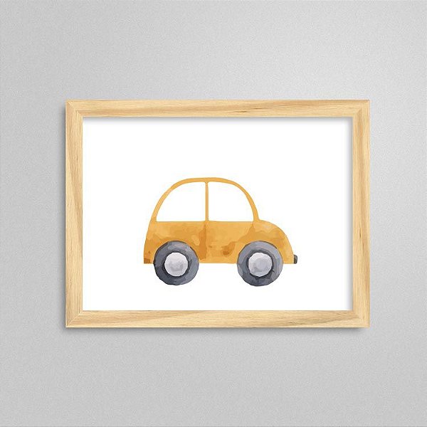 Quadro Quarto de Bebê Carrinhos Modelo 1