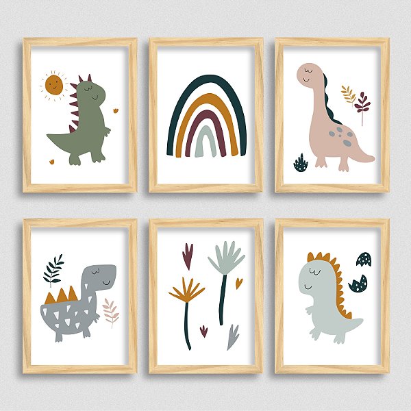 Quadro Dinossauro Dino Bebê