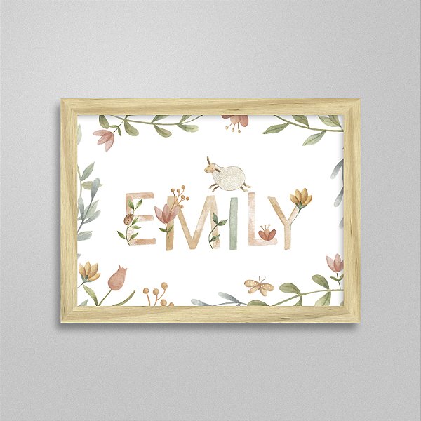 Quadro nome Emily