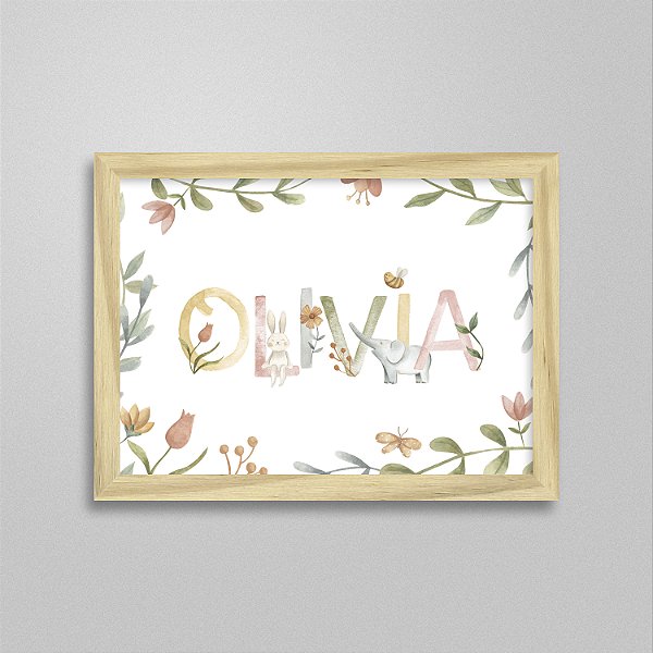 Quadro nome Olivia