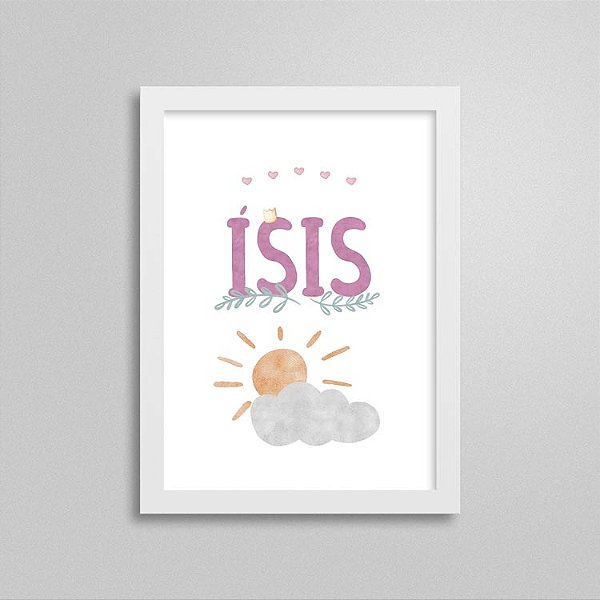 Quadro nome Isis