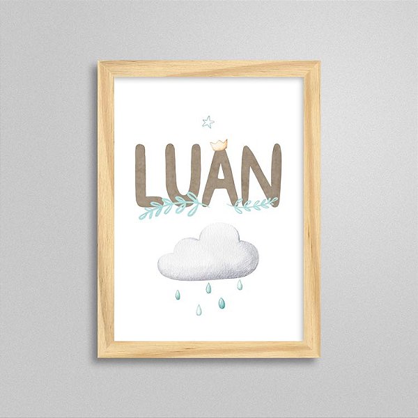 Quadro nome Luan