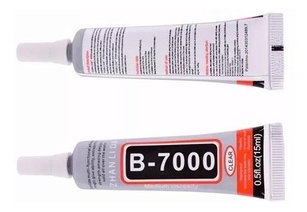 Cola P/ Colar Celular B7000 Transparente 15ml