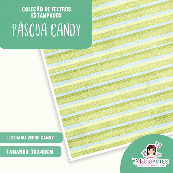 COLEÇÃO FELTROS ESTAMPADOS - PÁSCOA CANDY