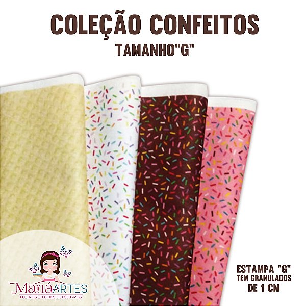 COLEÇÃO CONFEITOS - GRANULADOS MÉDIO