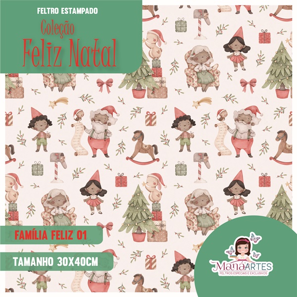 COLEÇÃO ESTAMPADOS - FELIZ NATAL