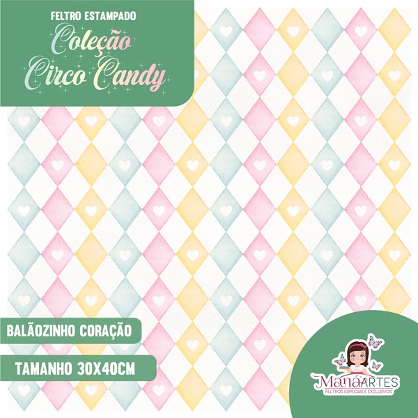COLEÇÃO ESTAMPADO - CIRCO CANDY