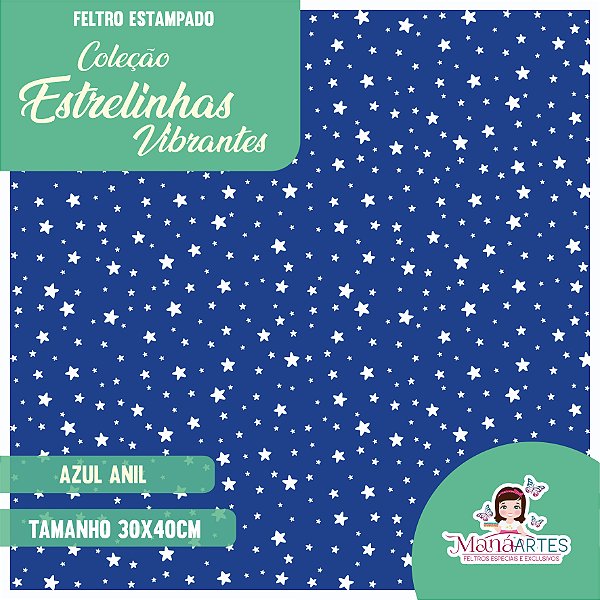 COLEÇÃO FELTROS ESTAMPADOS - ESTRELINHAS VIBRANTES 02