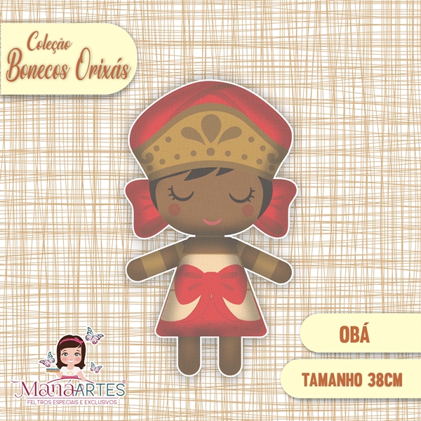 BONECOS ORIXÁS - OBA