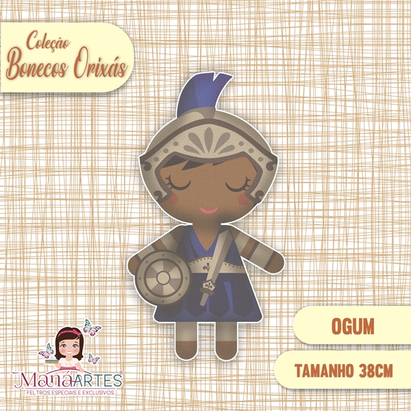 BONECOS ORIXÁS - OGUM