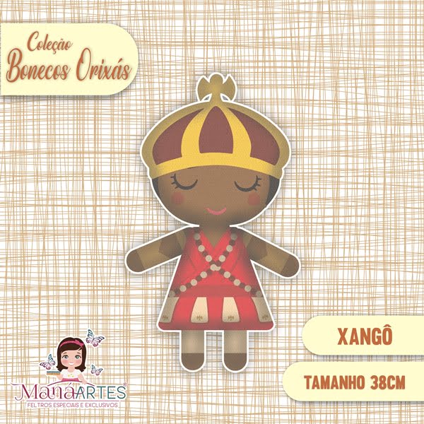 BONECOS ORIXÁS - XANGÔ