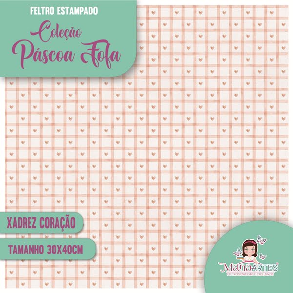 COLEÇÃO FELTROS ESTAMPADOS - PÁSCOA FOFA