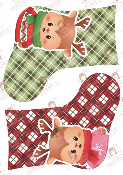 BOTAS NATALINAS CUTE 07