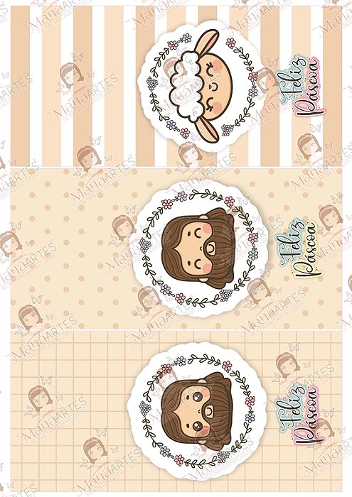 PORTA CHOCOLATE - PÁSCOA CRISTÃ - ROSE GOLD