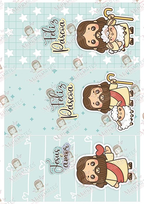 PORTA CHOCOLATE - PÁSCOA CRISTÃ - VERDE