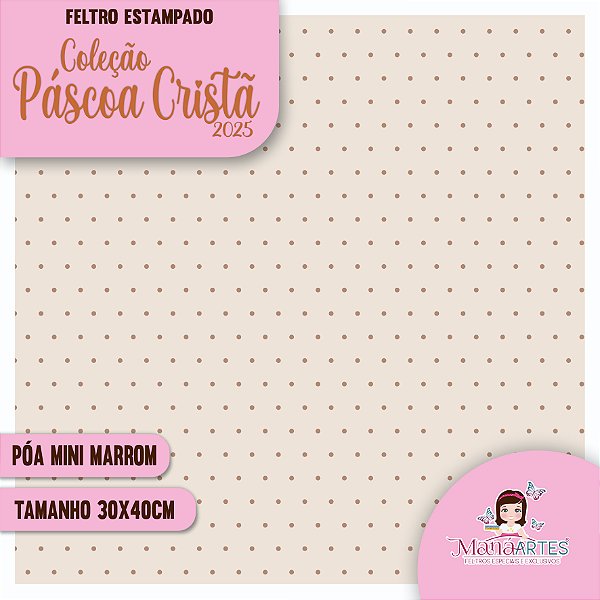 COLEÇÃO FELTRO ESTAMPADO - PÁSCOA CRISTÃ 2025