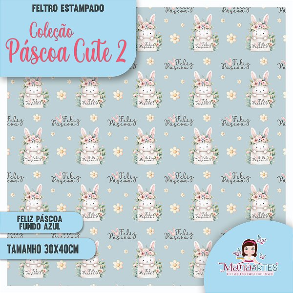COLEÇÃO FELTRO ESTAMPADO - PÁSCOA CUTE 2