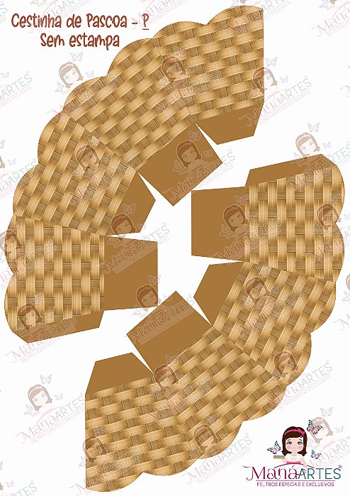 CESTINHA DE PÁSCOA P - SEM ESTAMPA