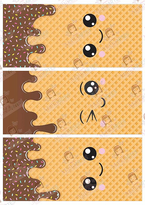 PORTA CHOCOLATE DOÇURAS - MARROM