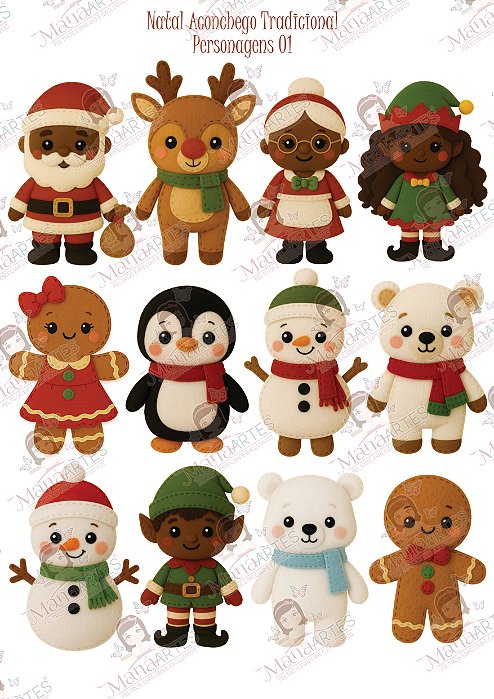 NATAL ACONCHEGO TRADICIONAL - PERSONAGENS 01