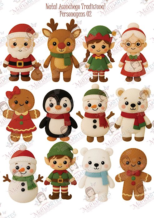 NATAL ACONCHEGO TRADICIONAL - PERSONAGENS 02